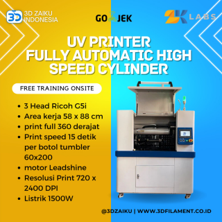 Zaiku UV Printer Ricoh G5i Tumbler High Speed Detail Botol Mug Cangkir